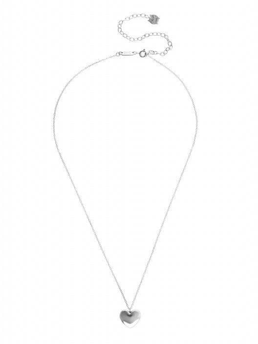 1705428411_4f5786364e7e56469dc08a94d9ec8bad Colar Neckmess Heart Big Silver