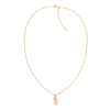 Colar Dourado Pendente Pérola