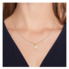 Colar Dourado Pendente Pérola