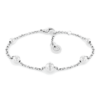 2780816-3 Pulseira Esferas Prateada