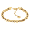 Pulseira Aço Malha Dourada