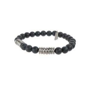 Pulseira Woods Agata Preta