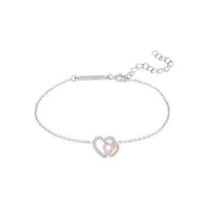 Pulseira Classy Two Hearts
