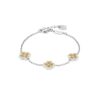 OJLFB04SG Pulseira Lucky Flower Crystal
