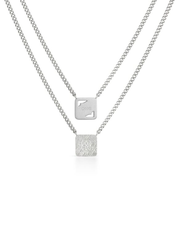 Colar Escapulário One Shield Silver
