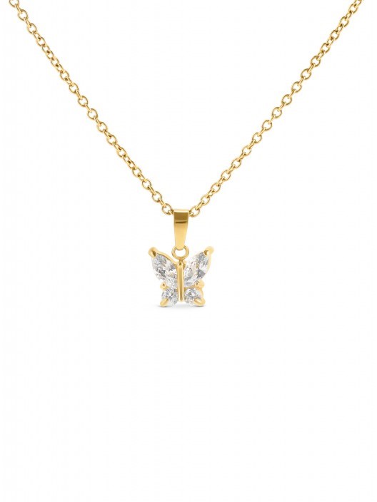 1727885649_7e4a710c88e892998aedcfe15eaca4e1 Colar One Butterfly Crystal Gold