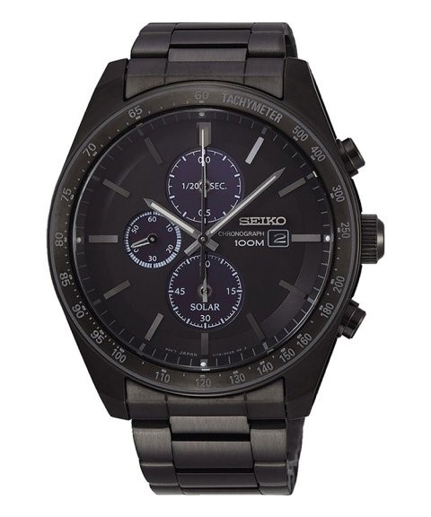 SSC721P1 Relógio Seiko Solar Preto
