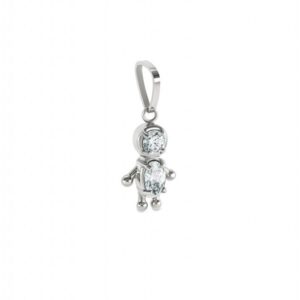 Charme One Energy Boy Crystal Silver