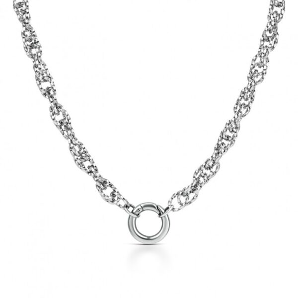 Colar One Energy Master Union Double Silver