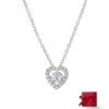 Colar Unike Solitaire Heart Dia dos Namorados