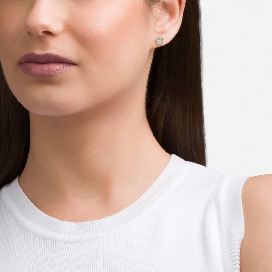 Brincos Unike Solitaire Heart Dia dos Namorados