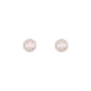 Brincos Unike Love in Rose Solitaire Pink