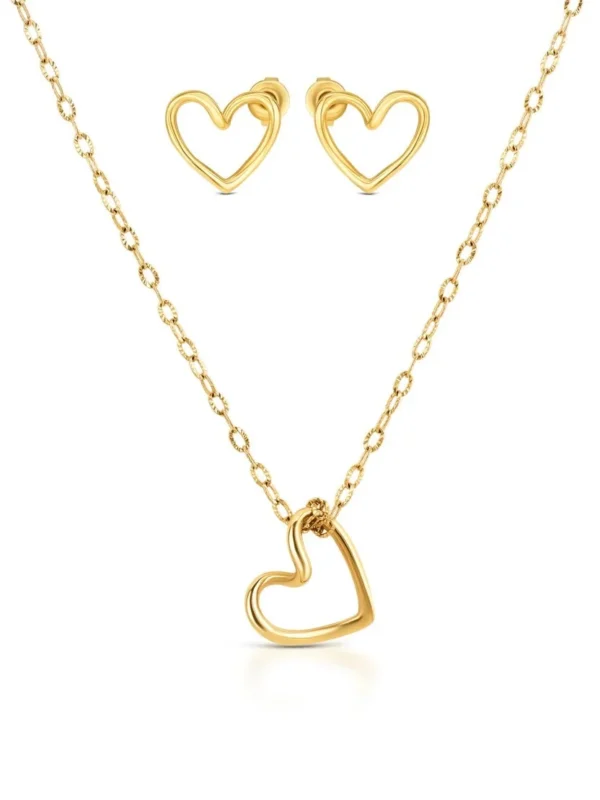 OJSET22G-1 Set Colar & Brincos One Amour