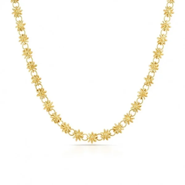 Colar One Neckmess Daisy Golden