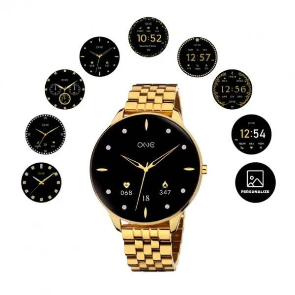 1781531467_7b4087c3a8626b1e0d16a072b64309c8 Smartwatch One Slim Gold Links