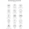 2165 Smartwatch One Slim Gold Mesh
