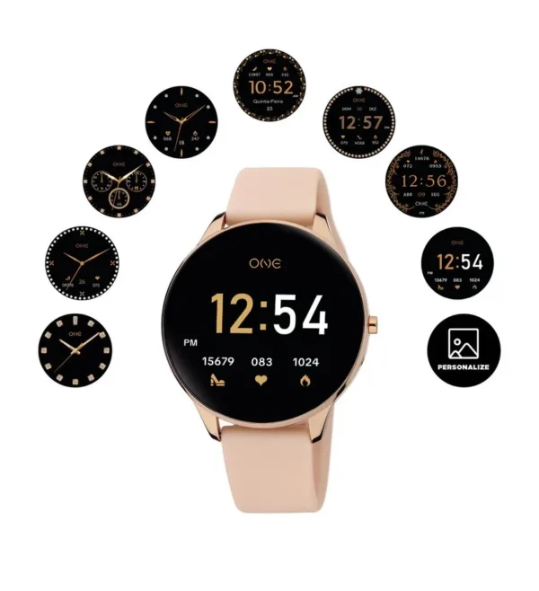 OSW4191RS61L_1 Smartwatch One Slim Rosegold