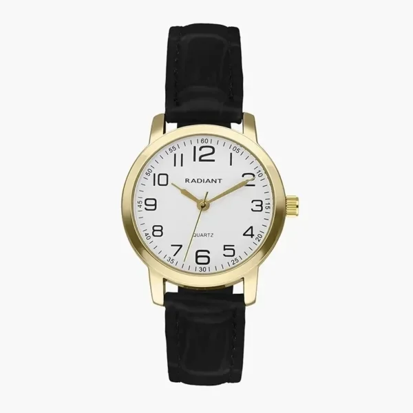 grand-34mm-white-dial-ipg-black-leather Relógio Radiant Grand Black