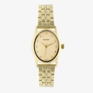 relogio mulher luna bay dourado
