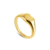 156 Anel One Crazy Heart Gold