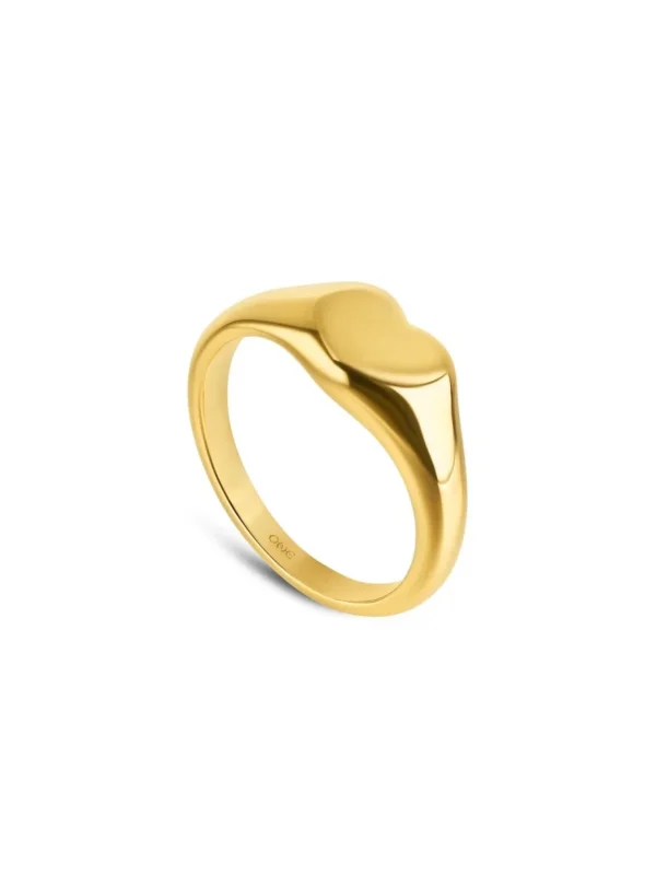 156 Anel One Crazy Heart Gold