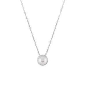 Colar Unike Classy Pearl Round Twist