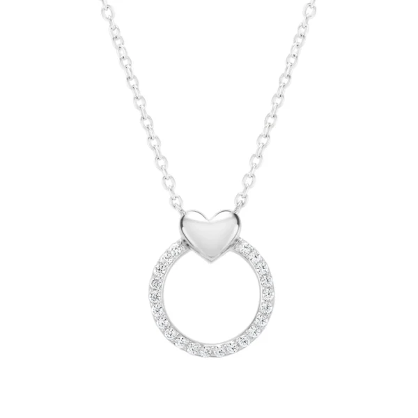 Colar Unike Circle Heart