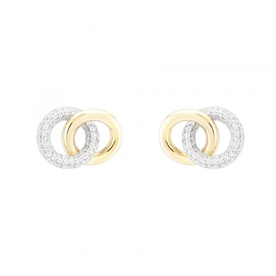 Brincos Unike Classy Two Circles