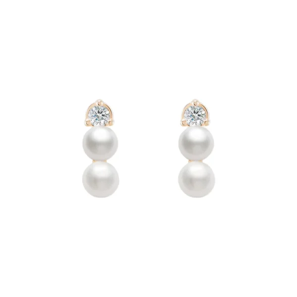 Brincos Unike Pearls Gold II