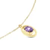 Colar Birthstone Fevereiro - Sabedoria