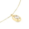 Colar Birthstone Abril - Coragem