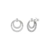 Brincos Unike Classy & Chic Circles Silver