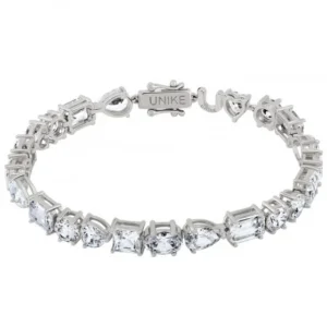 1720693426_84a830eacada901d1655ab1ca04fc30b Pulseira Unike Tennis Pattern White