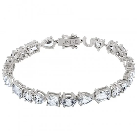 Pulseira Unike Tennis Pattern White