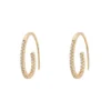 Argolas Unike Classy & Chic Open Circular Hoop