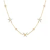 Colar Unike Matchy Navete Flowers and Butterfly