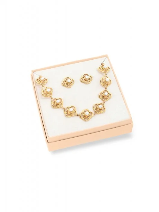 1728640630_240b381878503551b6db645cd3342d01 Conjunto Colar & Brincos One Rose