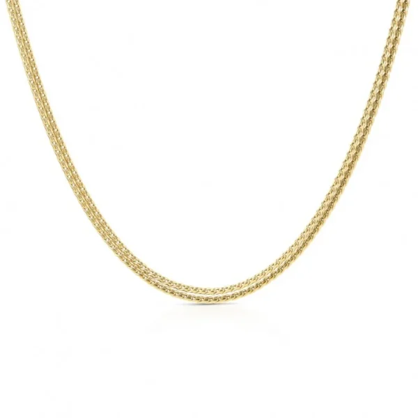 Colar One Energy Master Twisted Duo Gold