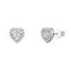 Brincos Unike Solitaire Heart Dia dos Namorados
