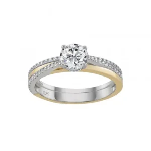Anel Unike Classy Mood Solitário Gold