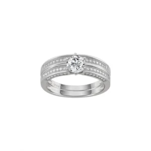 Anel Unike Classy Solitaire Double