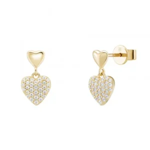 1743520257_c81ea029d2985eac339dd4040708815e Brincos Unike Two Hearts Gold
