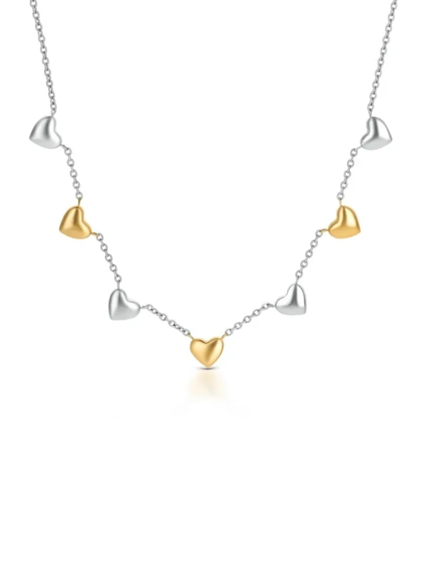 Colar One Crazy Heart Embrace Bicolor