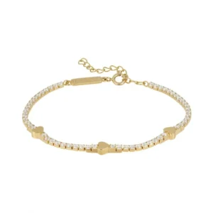 Pulseira Unike Hearts Golden