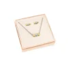 1762258817_903953087b33c3bca7cb1f26bd736e00 Set Colar & Brincos One Crazy Heart Bicolor