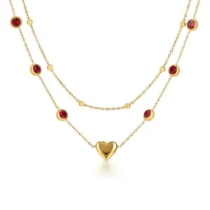 Set Colares One Red