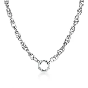 Colar One Energy Master Union Double Silver
