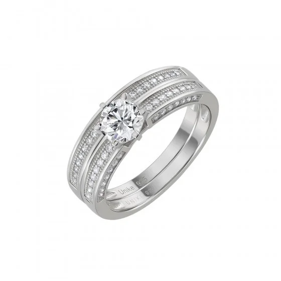 1768480766_cb6a526f764720aa2d5b4d815e8a7fe3 Anel Unike Classy Solitaire Double