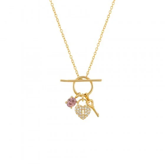 1768578723_cf9130d0ba9357ffeb20cdba9d999bb9 Colar Valentines Key and Heart Golden