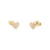 Brincos Unike Two Hearts Golden
